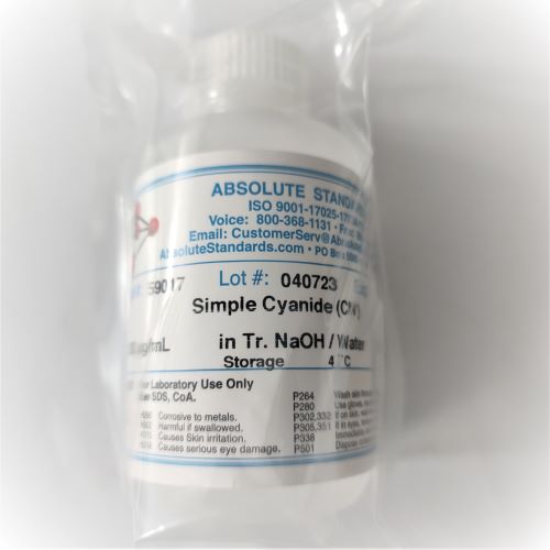 氰化物 標(biāo)準(zhǔn)溶液 - 1000ug/mL - 100mL